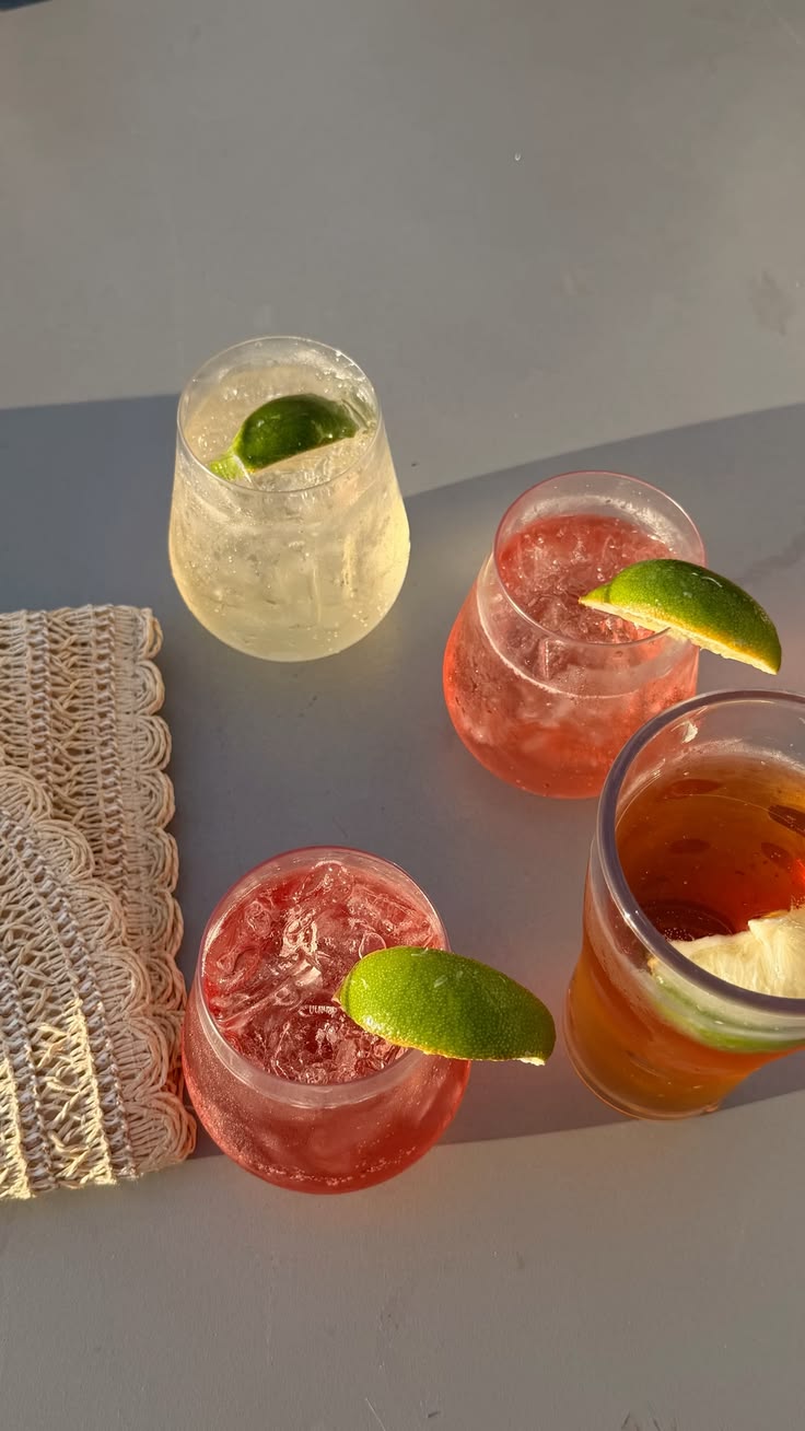Cocktail glasses